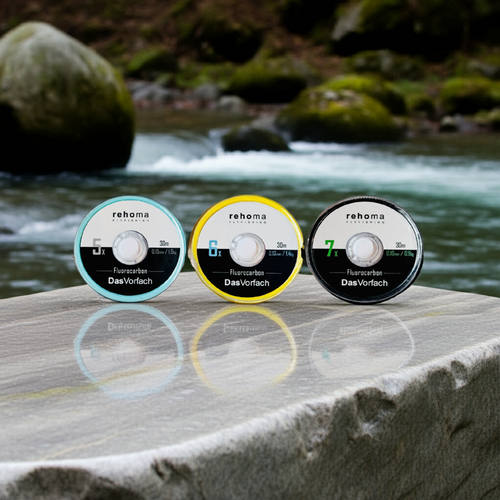 3er Set Fluorocarbon für Nymphen- und Streamerfischer